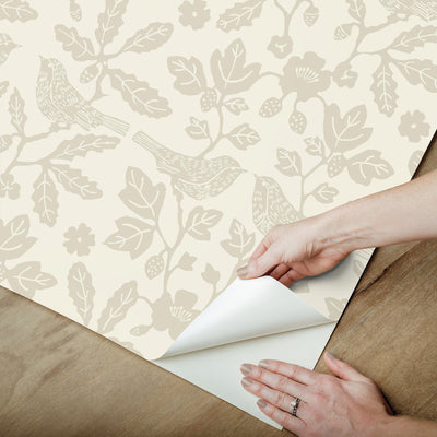 product image for Sparrow & Oak Peel & Stick Wallpaper in Wicker 89