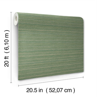 product image for Tick Mark Texture Peel & Stick Wallpaper in Meadow Green 9