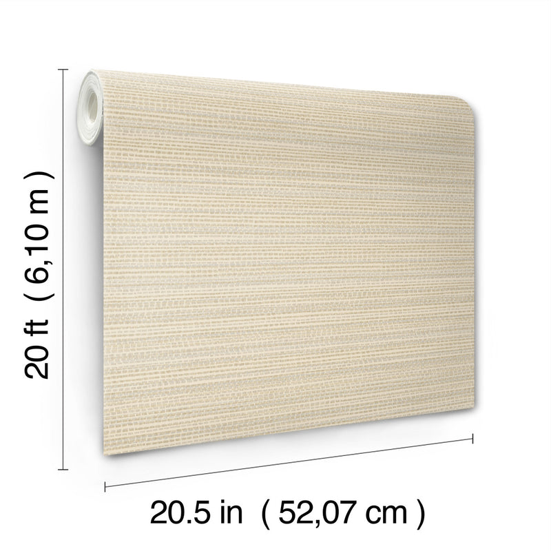 media image for Tick Mark Texture Peel & Stick Wallpaper in Warm Wheat 21