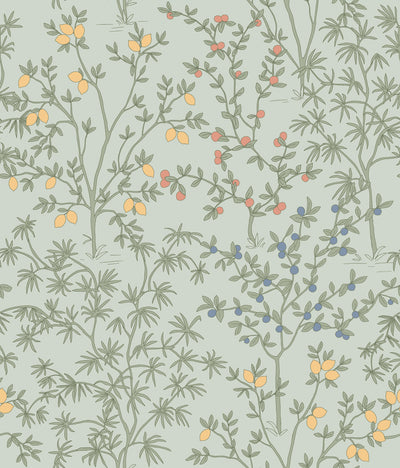 product image for Lemon Grove Peel & Stick Wallpaper in Vintage Duck Egg 77