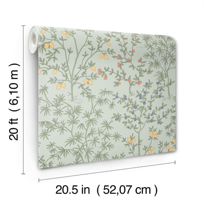 product image for Lemon Grove Peel & Stick Wallpaper in Vintage Duck Egg 49