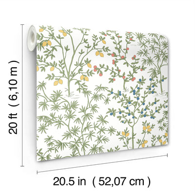 product image for Lemon Grove Peel & Stick Wallpaper in White 30