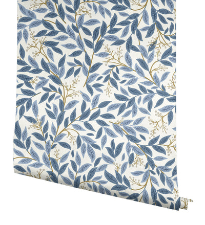 product image for Willowberry Blue/White Peel & Stick Wallpaper by York Wallcoverings 47