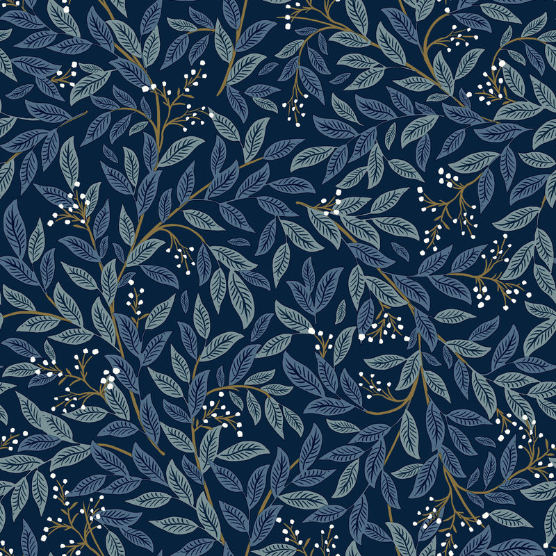 media image for Willowberry Navy Peel & Stick Wallpaper by York Wallcoverings 25