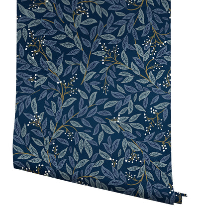 product image for Willowberry Navy Peel & Stick Wallpaper by York Wallcoverings 93