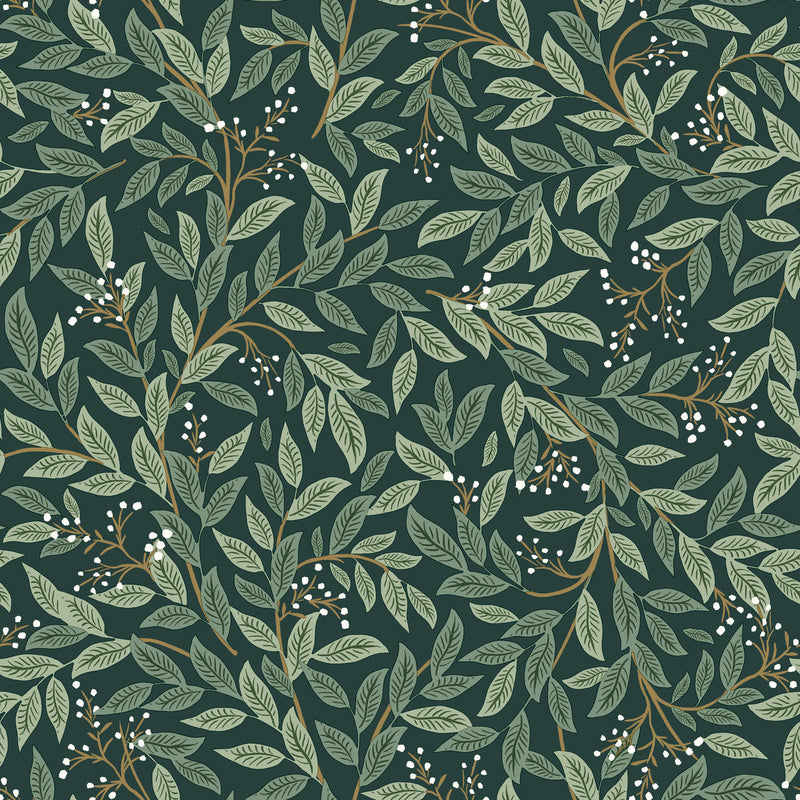 media image for Willowberry Emerald Peel & Stick Wallpaper by York Wallcoverings 258