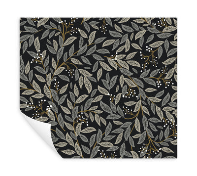 product image for Willowberry Black Peel & Stick Wallpaper by York Wallcoverings 40