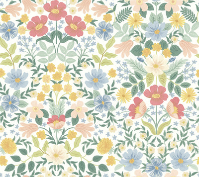 product image of Bramble Garden Pastel Multi Peel & Stick Wallpaper by York Wallcoverings 597