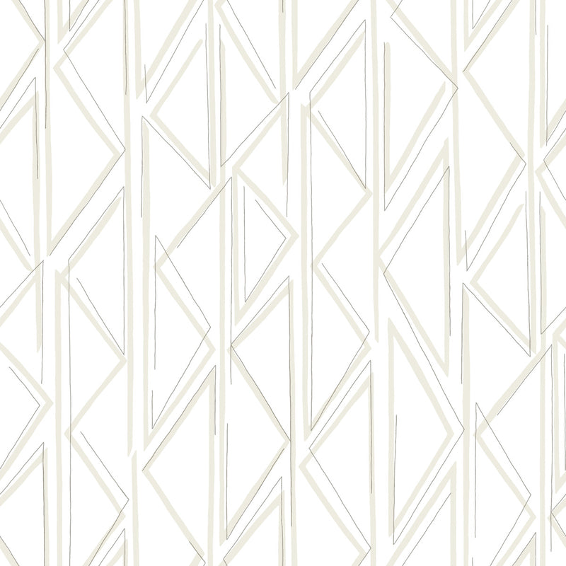 media image for Sideways Sketch Beige Peel & Stick Wallpaper by Joanna Gaines 25