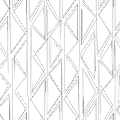 product image of Sideways Sketch Grey Peel & Stick Wallpaper by Joanna Gaines 586