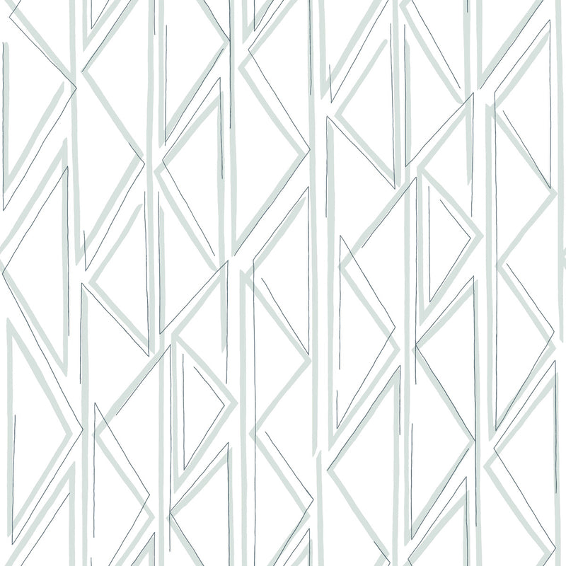 media image for Sideways Sketch Blue Peel & Stick Wallpaper by Joanna Gaines 221