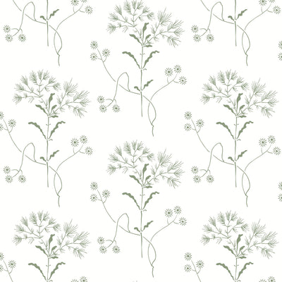 product image for Wildflower Green Peel & Stick Wallpaper by Joanna Gaines 5