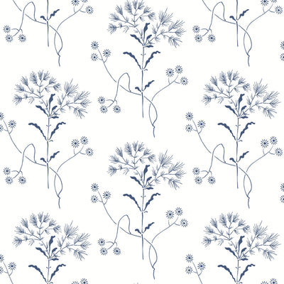 product image of Wildflower Navy Peel & Stick Wallpaper by Joanna Gaines 515