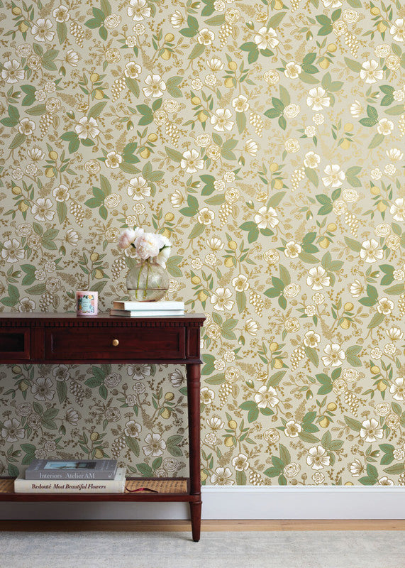 media image for Colette Peel & Stick Wallpaper in Linen 210