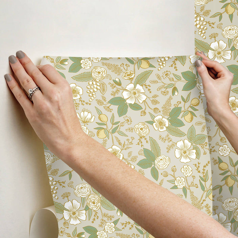 media image for Colette Peel & Stick Wallpaper in Linen 250