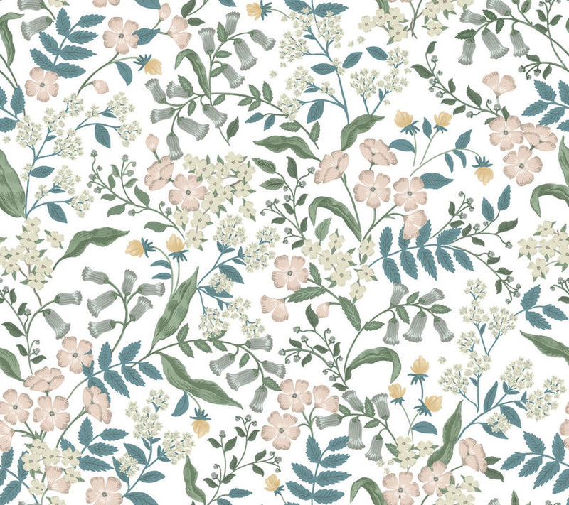 media image for Sweetbrier Peel & Stick Wallpaper in Blush 253