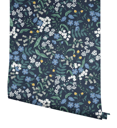 product image for Sweetbrier Peel & Stick Wallpaper in Navy 80