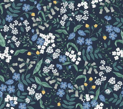 product image for Sweetbrier Peel & Stick Wallpaper in Navy 30