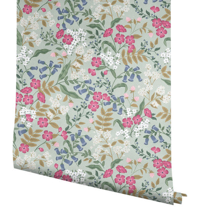 product image for Sweetbrier Peel & Stick Wallpaper in Mint 79