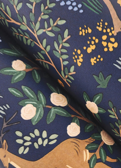 product image for Woodland Peel & Stick Wallpaper in Navy 69