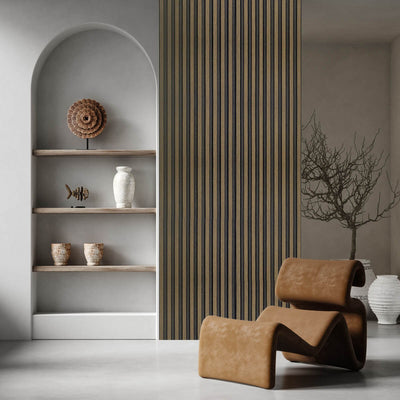 product image for Vita Wall Panel in Walnut 34