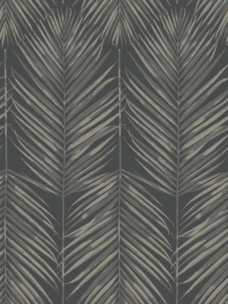media image for Paradise Wallpaper in Black Sands from the Beach House Collection by Seabrook Wallcoverings 25