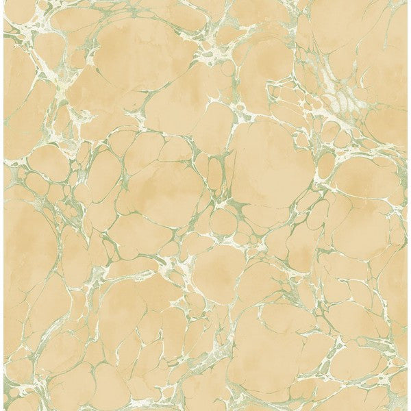 media image for Patina Marble Wallpaper in Beige and Green by Seabrook Wallcoverings 292