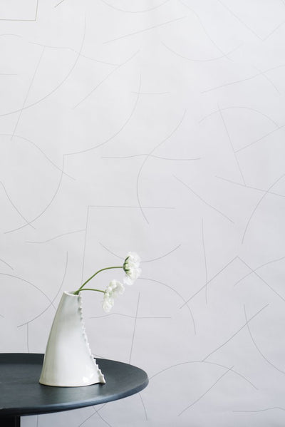 product image for Pavlova Wallpaper in Diamonds and Pearls on Cream design by Thatcher Studio 79