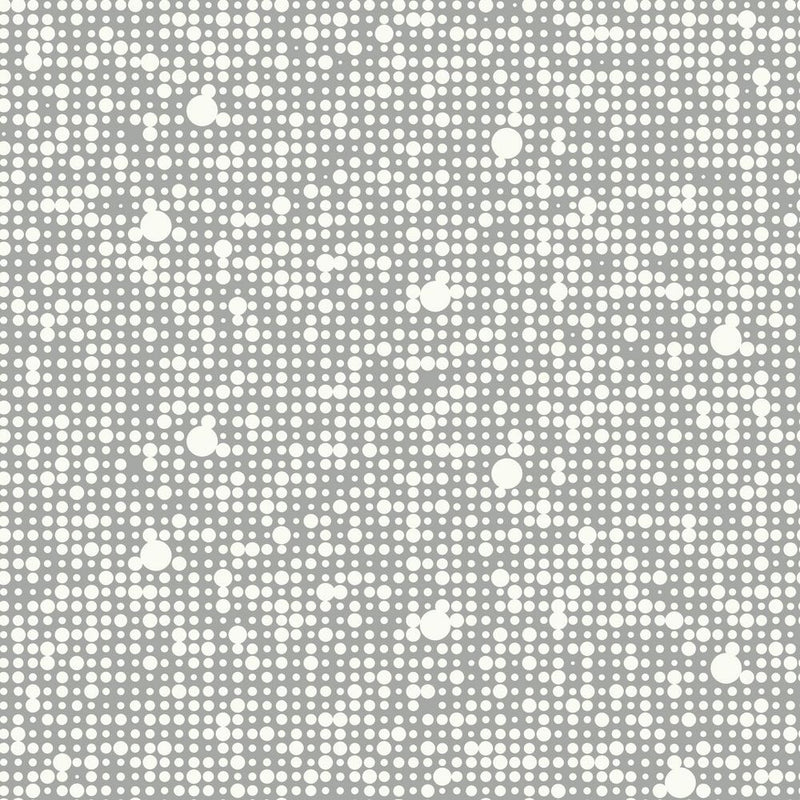 media image for Polka Dot Peel & Stick Wallpaper in Grey by RoomMates for York Wallcoverings 24