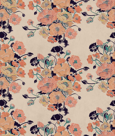 product image of Poppie Wallpaper in Peaches 555