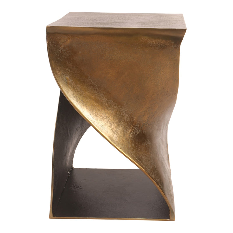 media image for Twist Accent Table Brass 1 231