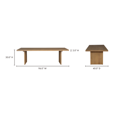 product image for koshi dining table by bd la mhc qm 1004 29 6 27