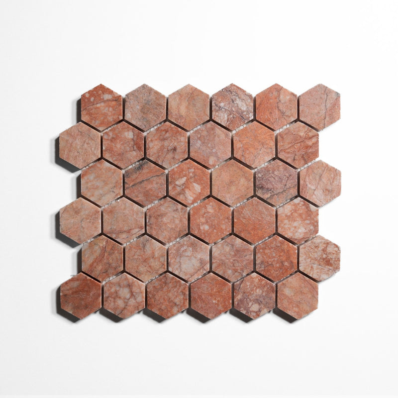 media image for 2 Inch Hexagon Mosaic Tile Sample 223
