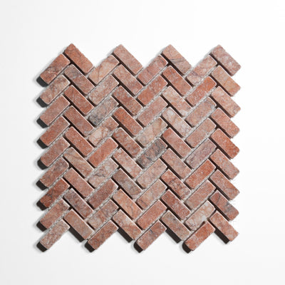 product image for Mini Herringbone Tumbled Tile Sample 20