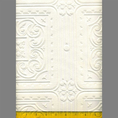 product image of Anaglypta Premium Textured Vinyl Turner Tile Classical Paintable Wallpaper by Burke Decor 538