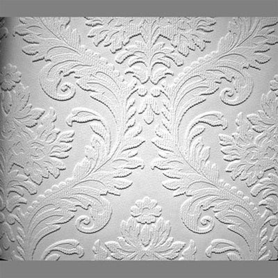 product image of Anaglypta Premium Textured Vinyl High Trad Classical Paintable Wallpaper by Burke Decor 593