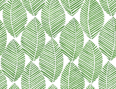 product image of Spot Leaves Peel & Stick Wallpaper in Green & White 520