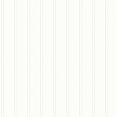 product image of Beadboard Peel & Stick Wallpaper in White by York Wallcoverings 586