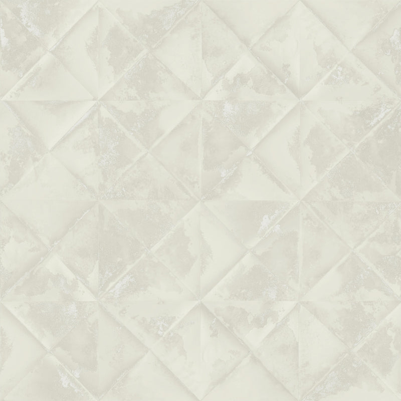 media image for Reclaimed Tin Diamond Peel & Stick Wallpaper in Beige by York Wallcoverings 271