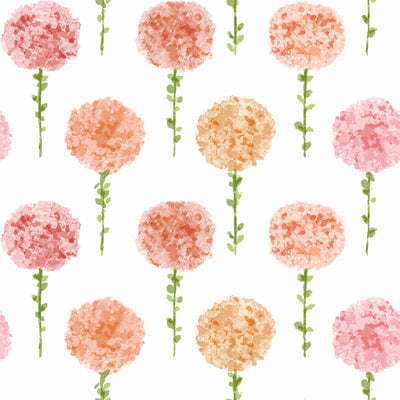 product image of Mum Floral Peel & Stick Wallpaper in Pink by York Wallcoverings 545