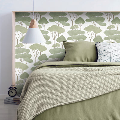 product image for Umbrella Pines Green Peel & Stick Wallpaper by RoomMates for York Wallcoverings 88