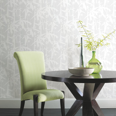 product image for Modern Bamboo Grey Peel & Stick Wallpaper by RoomMates for York Wallcoverings 10