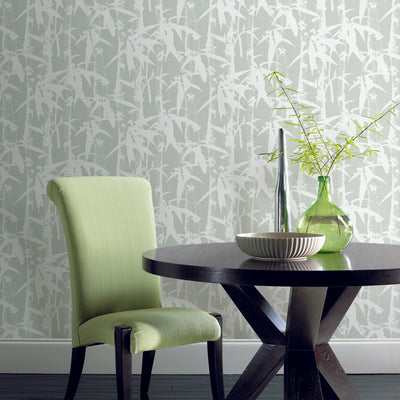 product image for Modern Bamboo Green Peel & Stick Wallpaper by RoomMates for York Wallcoverings 90