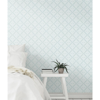 product image for Rose Lindo Agave Frosty Peel & Stick Wallpaper by York Wallcoverings 2