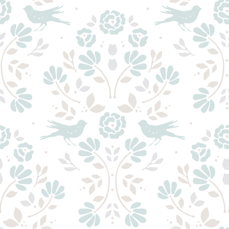 media image for Rose Lindo Woodland Sky Peel & Stick Wallpaper by York Wallcoverings 289