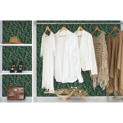 product image for Budding Branches Green Peel & Stick Wallpaper by RoomMates for York Wallcoverings 24
