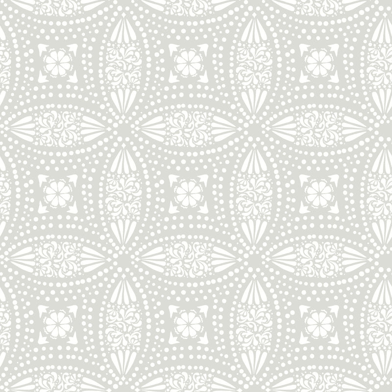 media image for Overlapping Medallions Grey Peel & Stick Wallpaper by RoomMates for York Wallcoverings 26