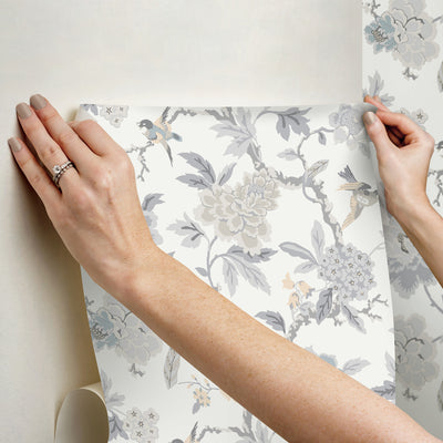 product image for Candid Moments Grey Peel & Stick Wallpaper by RoomMates for York Wallcoverings 21