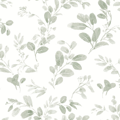 product image of Dancing Leaves Green Peel & Stick Wallpaper by RoomMates for York Wallcoverings 568