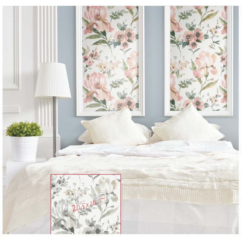 media image for Iris Pink Peel & Stick Wallpaper by RoomMates for York Wallcoverings 248